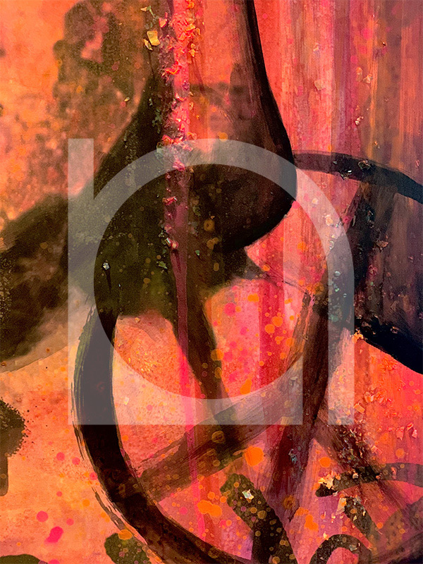 UNIKAT Nola Art Spirit Senses Buddha pinkorange 4